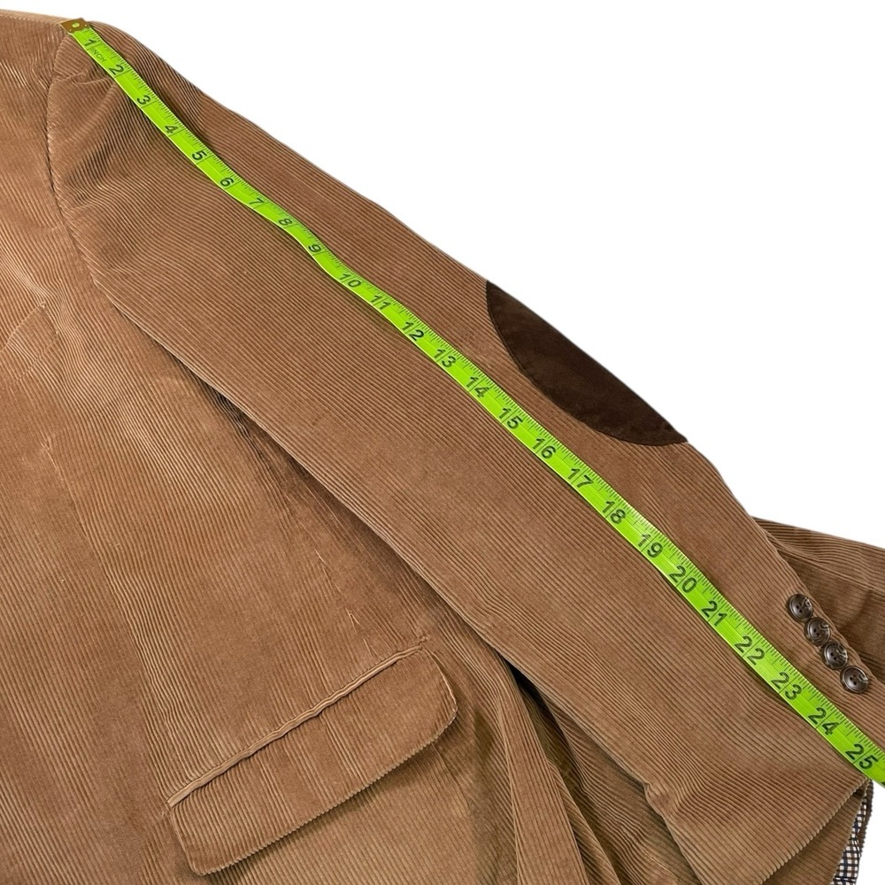 Saddlebred 44L Corduroy Blazer Elbow Patches Heritage Dark Academia Professor - Picture 9 of 13